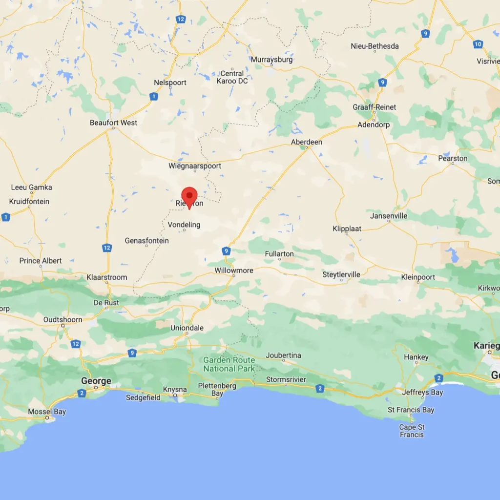 Werklikwaar in die middel van die Karoo.